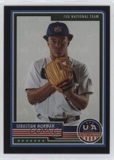 2023 USA Baseball Stars & Stripes Team Logo Prizm 22/50 Sebastian Norman #36 nd3