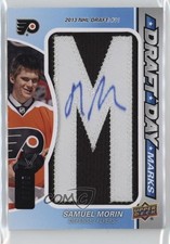 2017-18 SP Game Used Draft Day Marks Rookies Updates /35 Samuel Morin Auto 1nw5