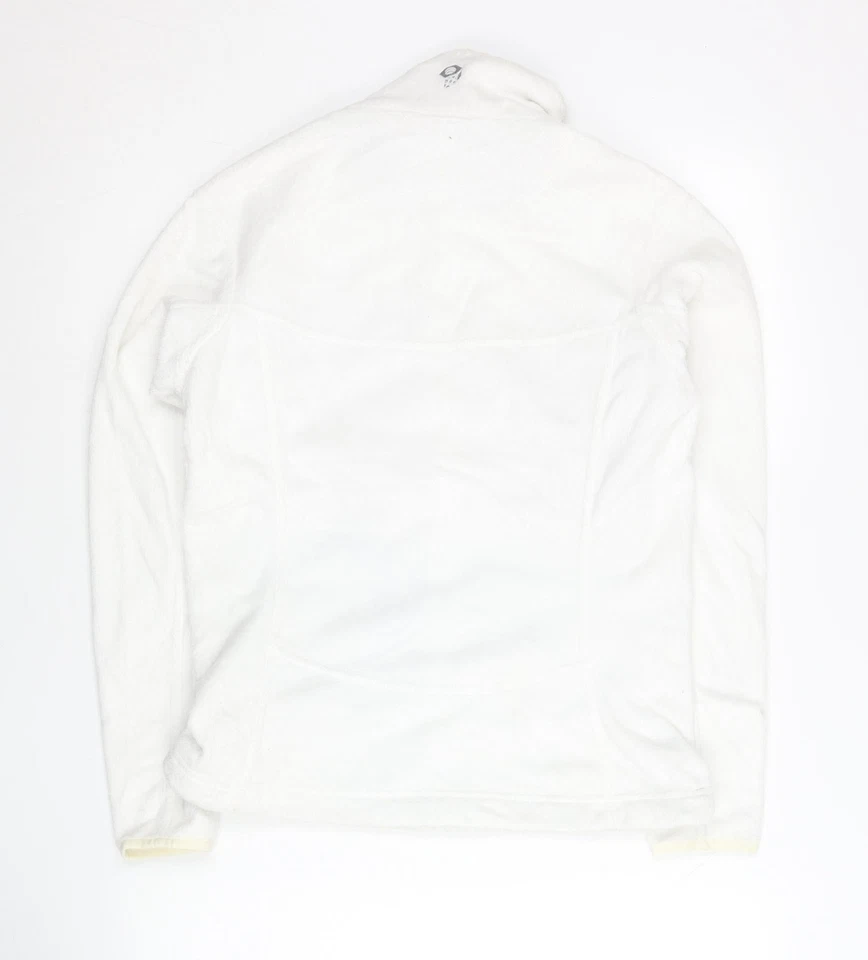 Mountain Hardwear Women's White Fleece Full Zip Jacket Size S - Image 3 of 4