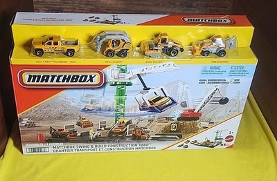 Matchbox Action Drivers Swing & Build Construction Yard New Sealed In Box