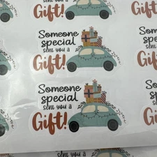 Wailozco 600 Pcs Someone Special Sent You A Gift  Stickers E2