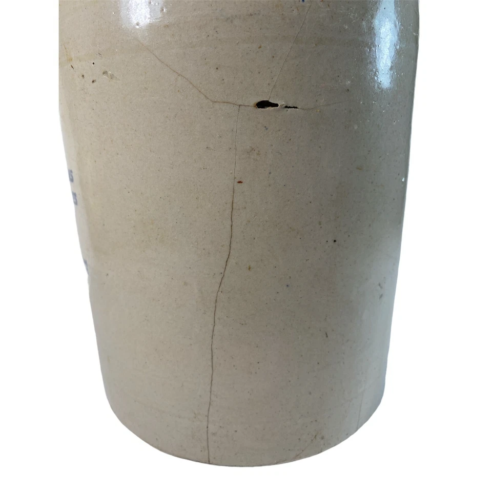 Antique Sherwin & Williams paint & varnish stoneware earthenware crock jug jar - Image 4 of 4