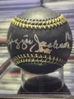 Signed Reggie Jackson Black OML Baseball Inscribed "Mr. October" Yankees HOF 💎