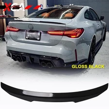 For 2021+ BMW G22 4 Series i4 G82 M4 GLOSSY BLACK MP STYLE Trunk Wing Spoiler