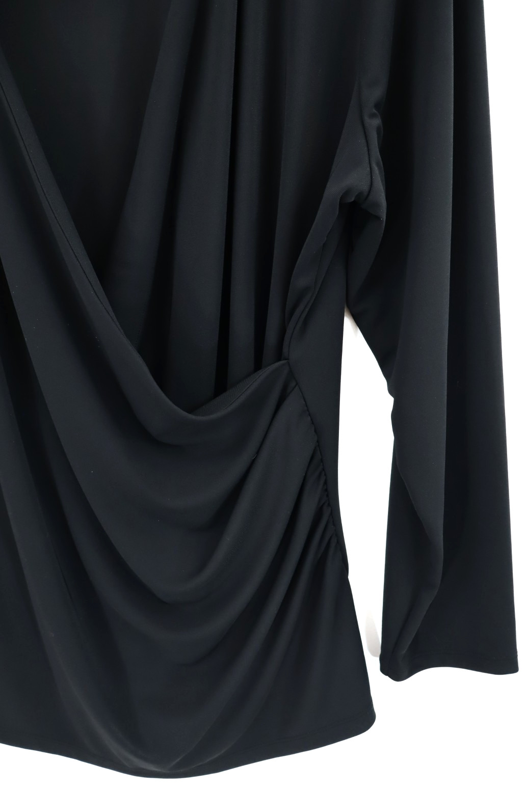 TALBOTS Women's Stretch Polyester Wrap Blouse Lon… - image 6