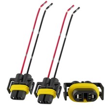 H11 H9 H8 880 881 Female Nylon Adapter Wiring Harness Socket Plug Wire