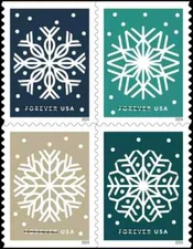 US 2024 SC#5948 - 5951 Winter Whimsy Stamps, Block/4 - MNH (After Oct 15)