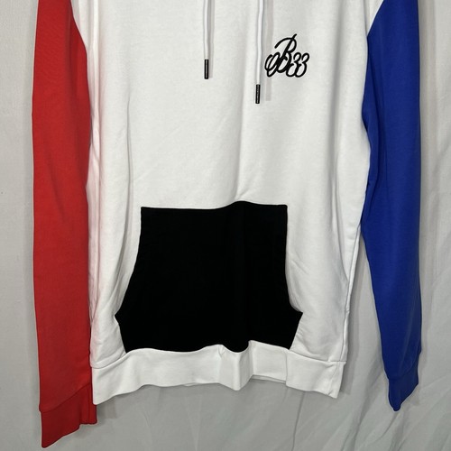 Bee Inspired Mens Sweatshirt | Multi Color Block| Embroidered Logo | Size L - Picture 5 of 10