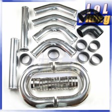 Us 3 3.5 4 Aluminum Turbo Intercooler Pipe Piping Kit Clamp Coupler