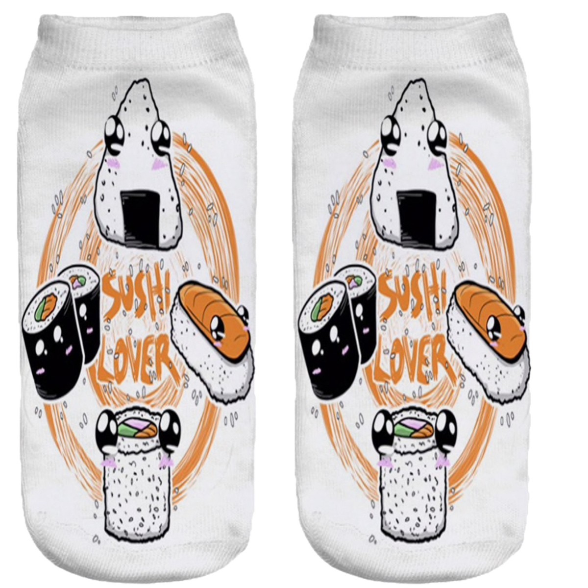 Japan nudist Sushi lover socks Japan nudist food raw novelty Japanese fish maki gift  sock | eBay