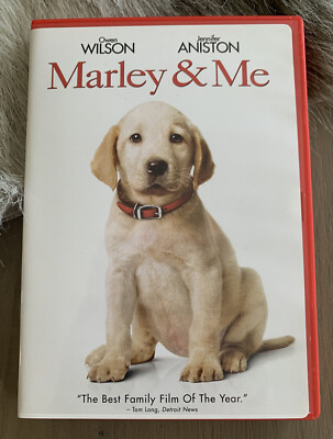 Marley & Me DVD Jennifer Aniston Owen Wilson Family Movie