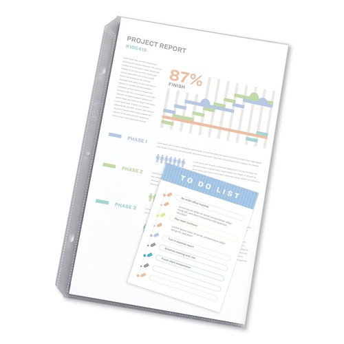 Avery Top-Load Polypropylene Sheet Protector, Heavy, Legal, Diamond Clear, 25/Pa - Bild 4 von 4