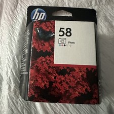 HP 58 Photo Tri-Color Ink Cartridge C6658AN Deskjet Officejet Expire Feb 2012