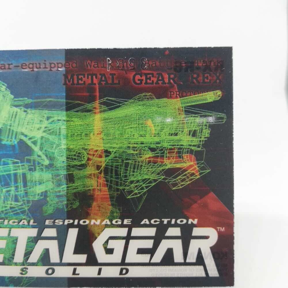 069 Metal Gear Rex Metal Gear Solid Trading card Plastic Back