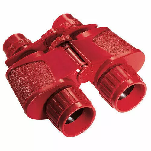 Red binocular store toy