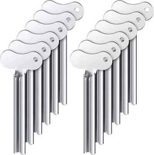 ZOCONE Toothpaste Squeezer, 12Pcs Metal Tube Squeezer Key Stainless Steel Toothp