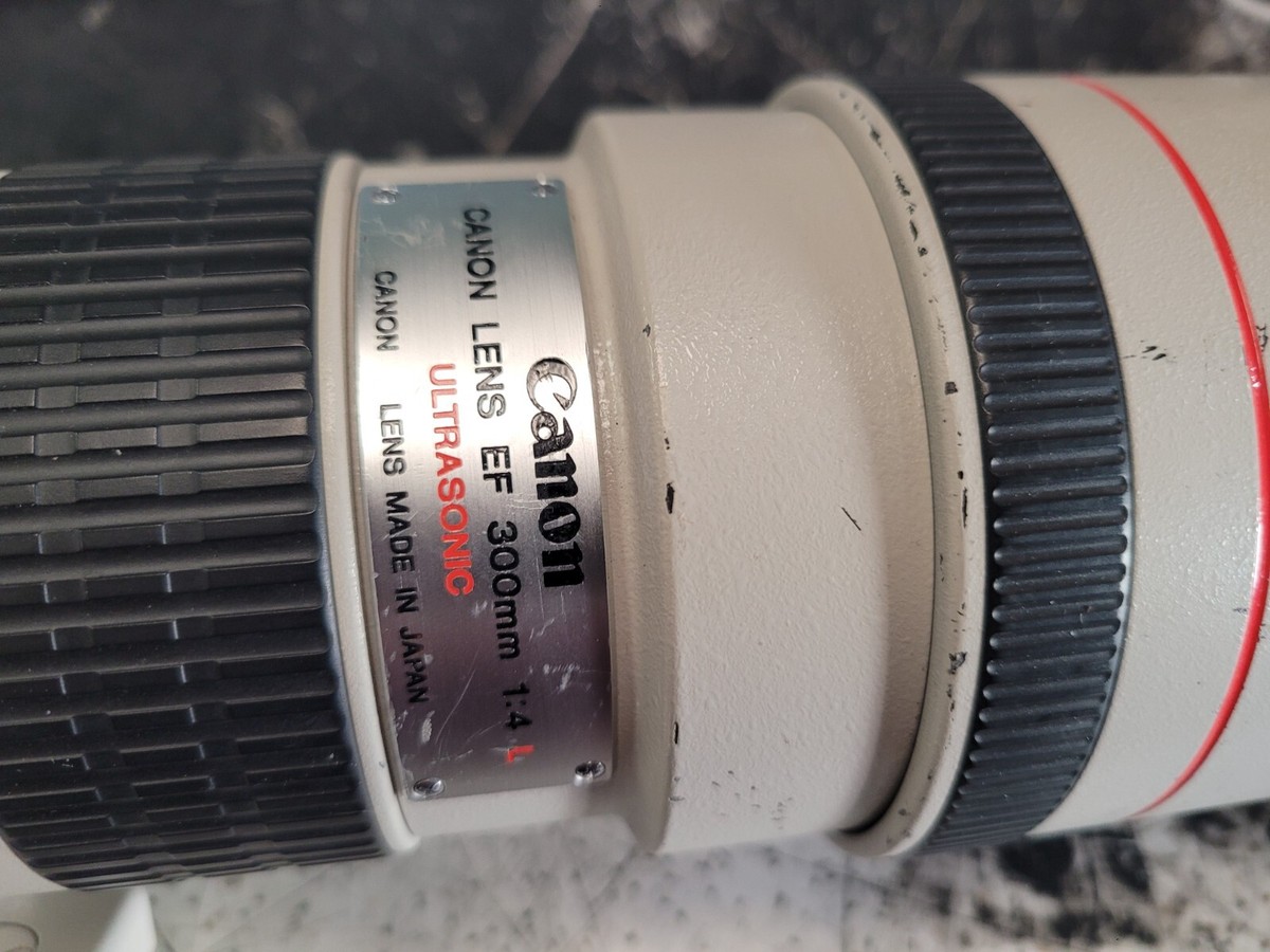 Canon レンズ EF 300mm 1:4 L ULTRASONIC美品 1円～！ Canon LENS EF 300mm 1:4 L ULTRASONIC キヤノン 望遠レンズ