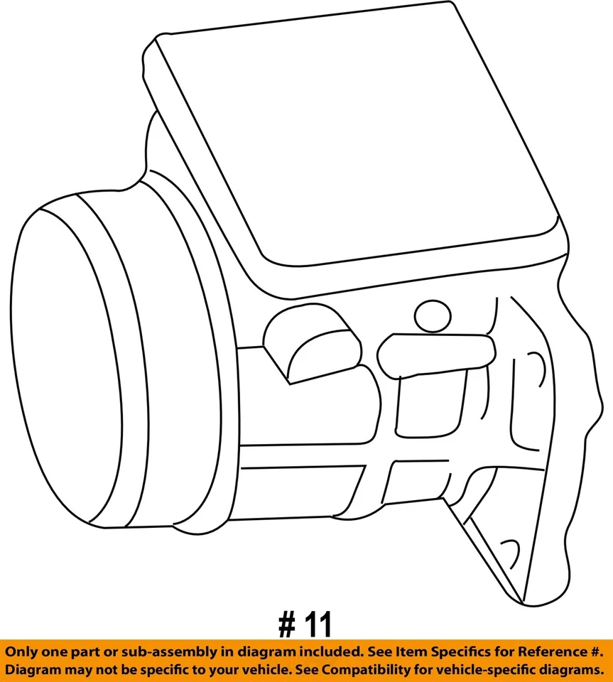 Used Fuel Injection Air Flow Meter fits: 2003 Mitsubishi Outlander Cpe Grade A - Image 4 of 4