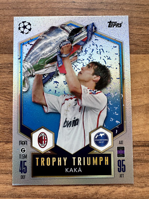 Topps Match Attax 24/25 Foil Trophy Triumph Kaka ac milan no