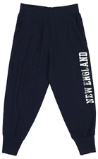 Outerstuff New England Patriots NFL Girls Youth Diamond Cut Lounge Joggers, Navy