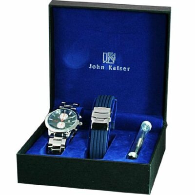 JOHN KAISER HERREN UHRENBOX mit Chronograph und Datum. 249,00   NEU 