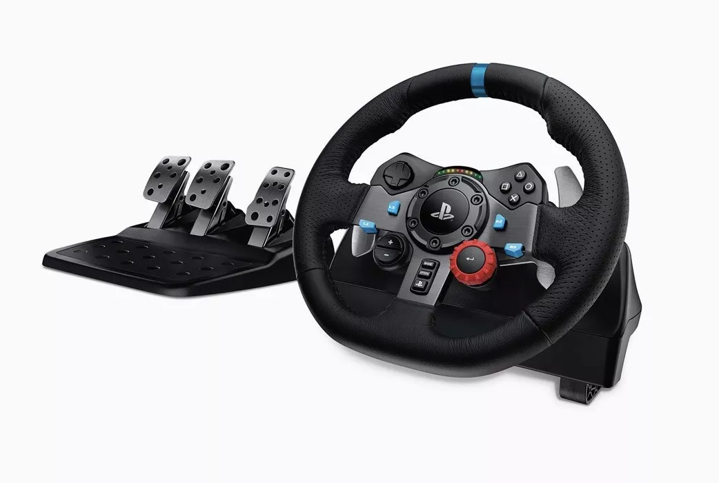  Truck Driving Simulator, USB 900° Car Gaming Steering Wheel,  Hand Brake + Clutch Pedal, Compatable Window PC/Laptop,Black : Everything  Else