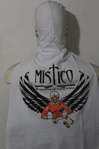 #315 CAPE 4 Pzas KIDS MYZTEZIZ MISTICO SIN CARA Wrestling Lucha Libre Capa lck - Picture 10 of 15