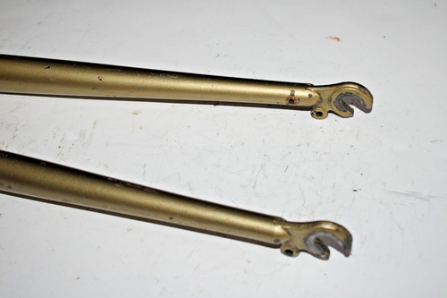 Touring Road Bike Fork 700c 11/8" Threadless 240mm 1170g Gold Hybrid USA Ship - Picture 7 of 18
