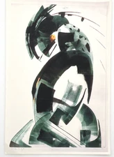 Vintage Art Print Hiroshima by Artist / Illustrator Peter Lloyd Taos Signed