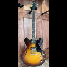 EDWARDS by ESP E-SA-125LTS Sunburst Made in Japan 2005 Semi Hollow Body E.Guitar