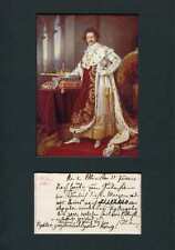 KING Ludwig I of Bavaria autograph letter signed & mounted KING Ludwig I of Bavaria autograph letter signed & mounted