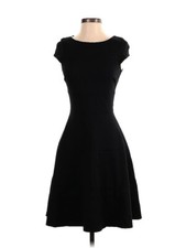 Banana Republic Little Black Fit And Flare Dress Women's Size 4 Petite