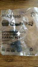 HIRSCHMANN, ELKA 4012 PG9, SOCKET, CABLE, STRAIGHT