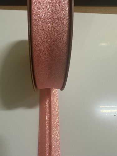 20 Meters of Metallic Sparkle Lurex Bias Binding Tape~25mm Wide~Various Colours - Picture 7 of 14