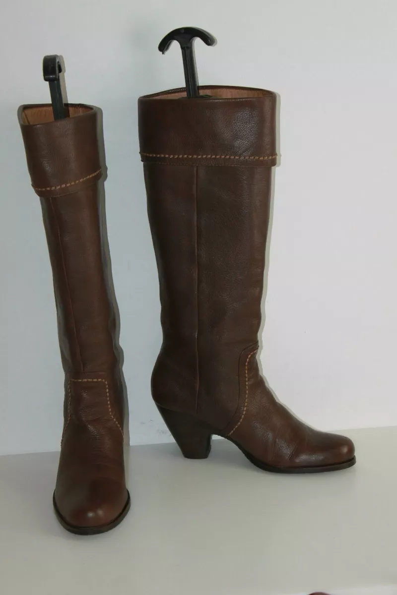 Bottes doublées cuir sale