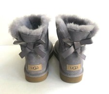 UGG CLASSIC MINI BAILEY BOW II SOFT AMETHYST SHEARLING BOOTS US 5 / EU 36 / UK 3