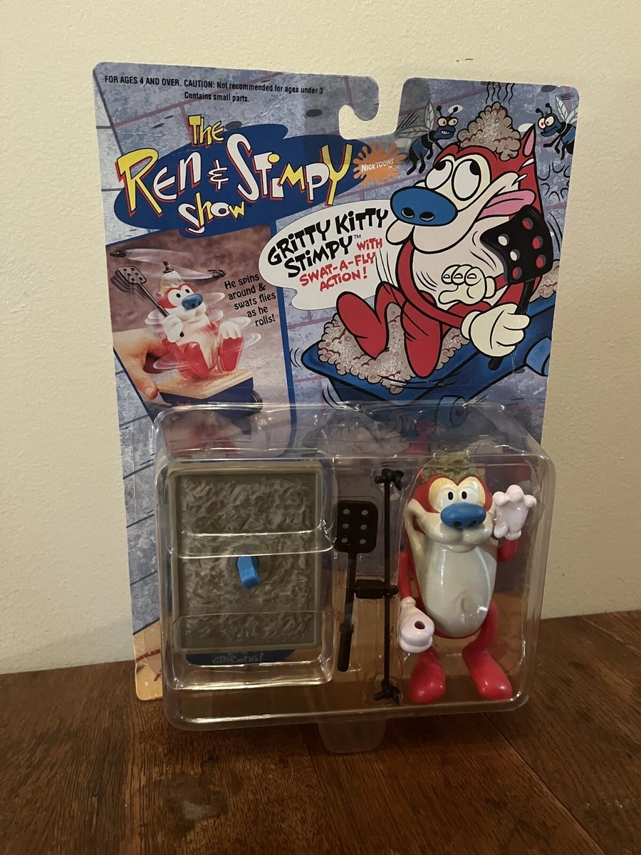 Mattel Ren & Stimpy Cartoon & TV Character Action Figures with
