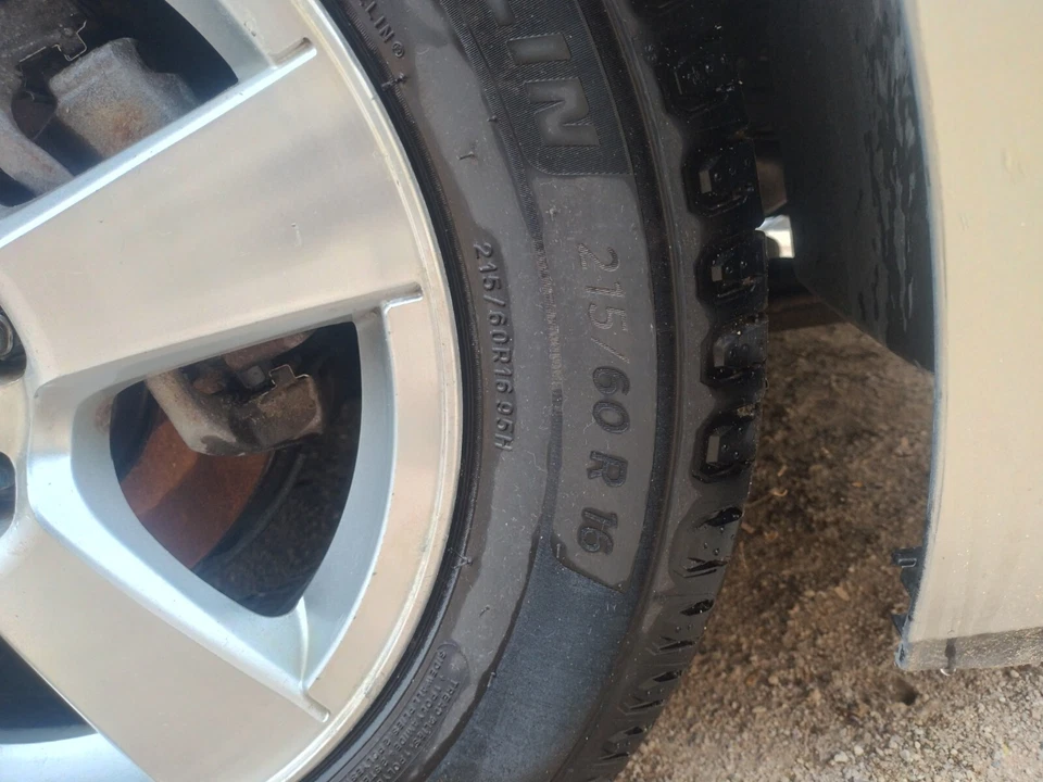 Basically New Tire BoughtFrom Discount Tires Set Of 4 Wheels 300 OBO W/CERT. - Image 3 of 4
