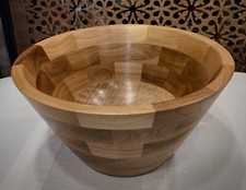 Premium Wooden Solid Walnut Bowl for vegetables,fruits,hot food Serving Salad