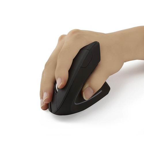 ECOiNVA 2.4GHz Wireless Vertical Mouse Laptop Computer Mouse Adjustable DPI - Picture 4 of 7