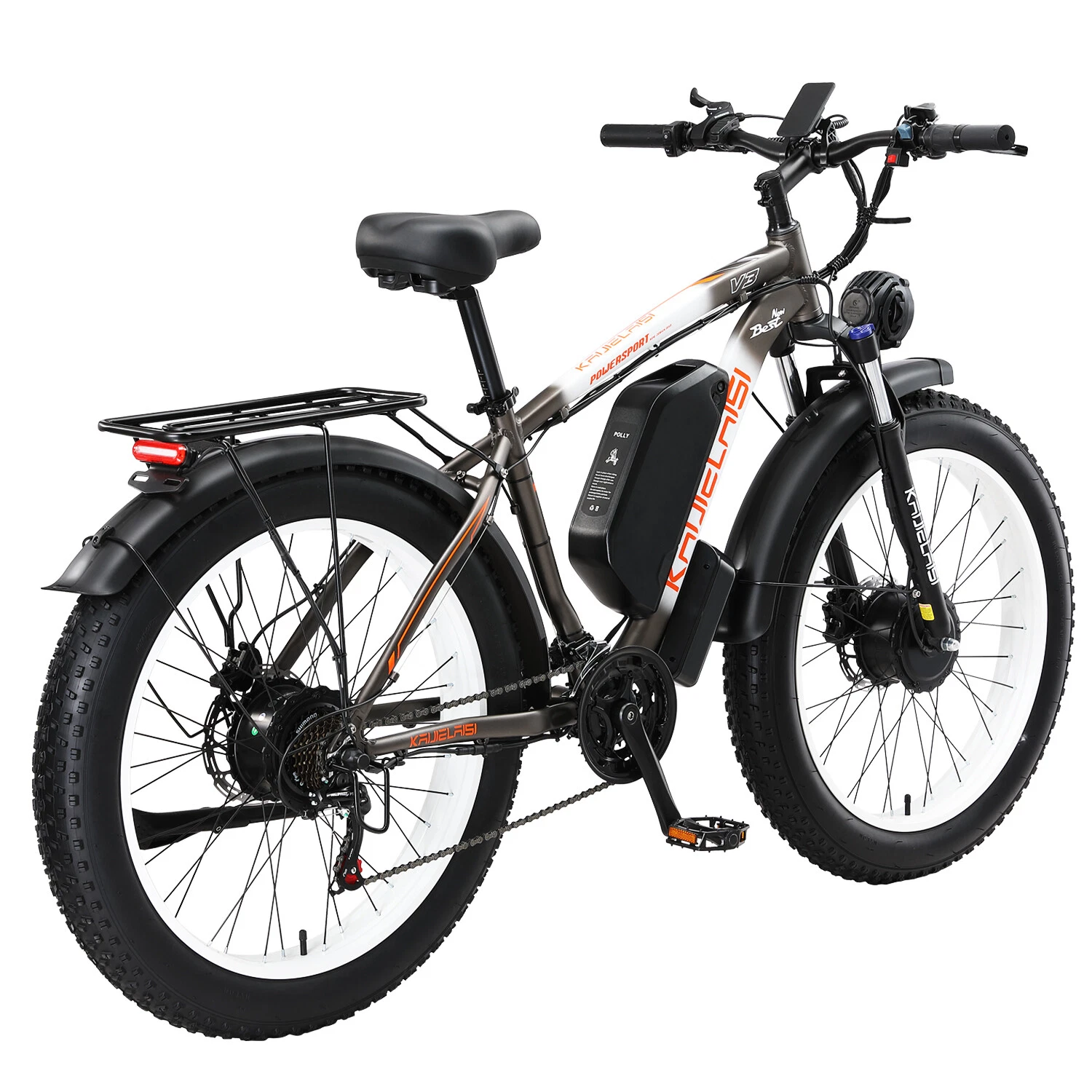 E-bike 26" 2000W 48V Electric Bike Mountain Bicycle Fat Tire 35MPH for Adults US