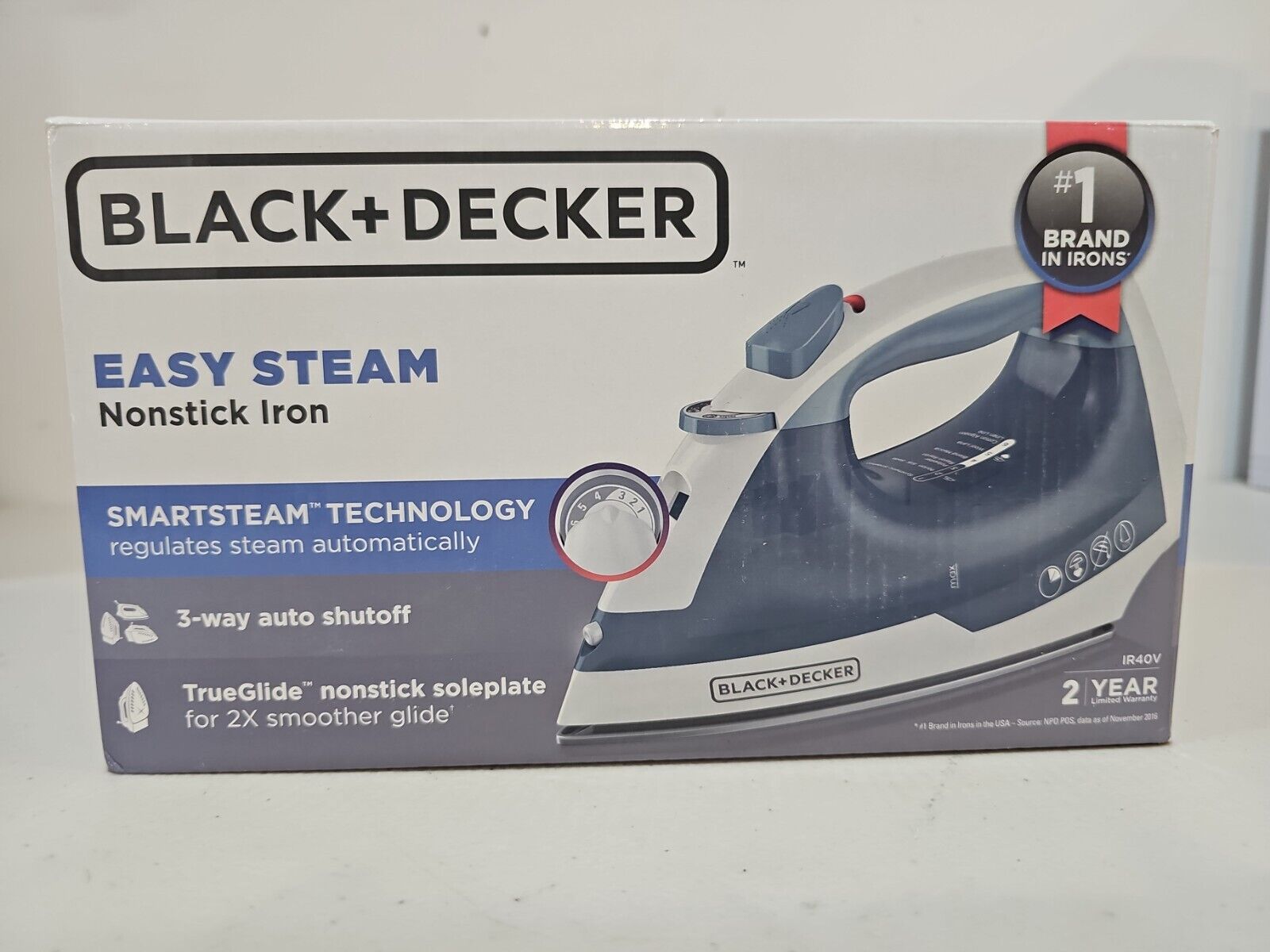 BLACK+DECKER STEAM IRON NON STICK