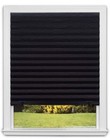 6pk- Redi Shade No Tools Orig Blackout Pleated Paper Shade Black, 36 in x 72 in