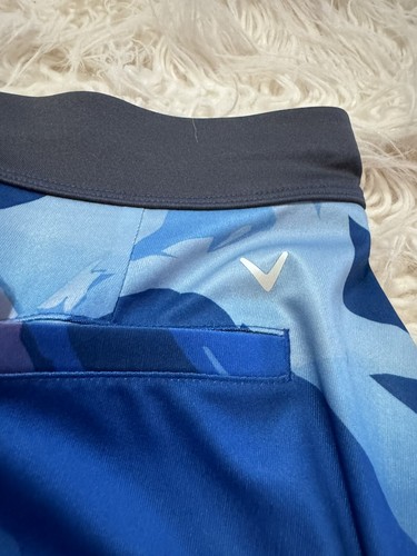 Callaway Womens 16" Abstract Print Flounce Golf Skort Size Medium Blue NEW - Picture 17 of 17