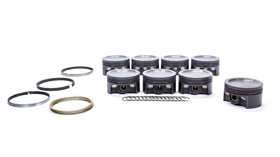 Mahle Pistons 930256072 Sbf Powerpak Dished Piston Set 3.572 Bore  