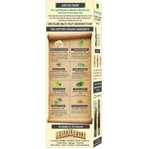 Henna Hair Dye Colour Mehndi 100% Chemical Free Color Powder Natural Dark Brown - Picture 57 of 68
