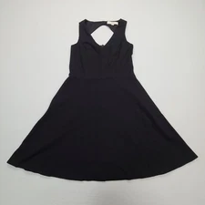 LOFT Dress Womens 2 Black Comfort Stylish Casual Dress Blouse Ladies