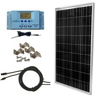 Windynation 100 Watt Solar Panel Complete Off-grid Rv Boat Kit With Lcd Pwm Char on sale Windynation 100 Watt Solar Panel Complete Off-grid Rv Boat Kit With Lcd Pwm Char on sale