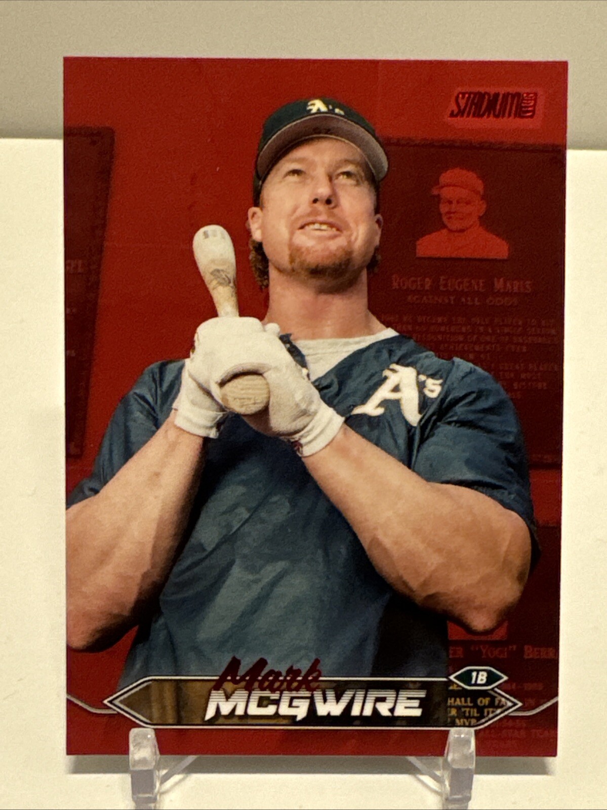 2024 Topps Stadium Club SP Red Foil - #263 Mark McGwire