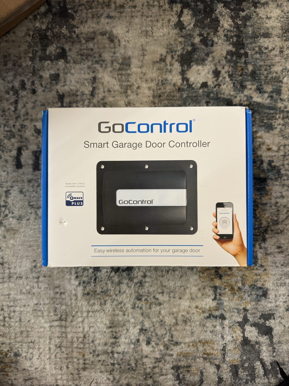 GoControl GD00Z8GC Garage Door Opener Remote Controller Black